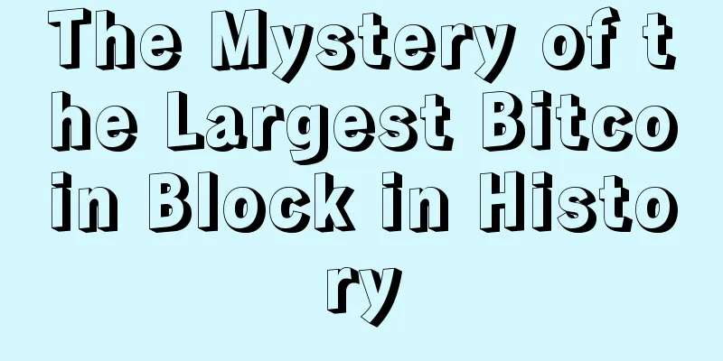 The Mystery of the Largest Bitcoin Block in History
