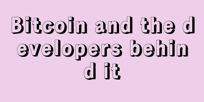 Bitcoin and the developers behind it