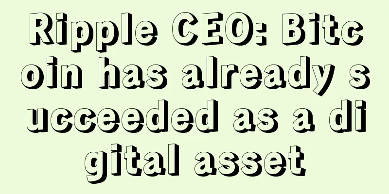 Ripple CEO: Bitcoin has already succeeded as a digital asset