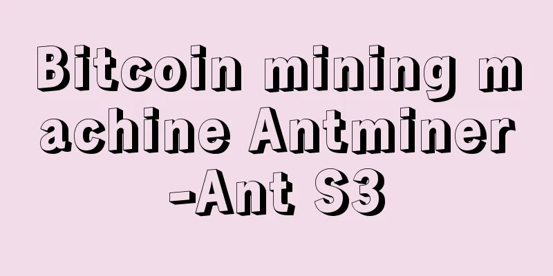 Bitcoin mining machine Antminer-Ant S3