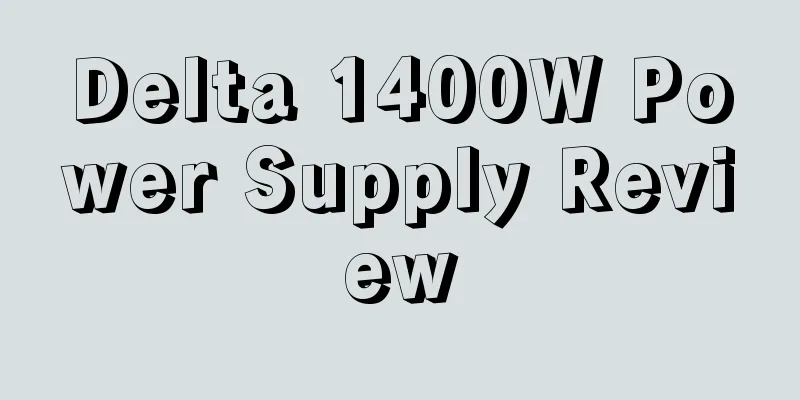 Delta 1400W Power Supply Review