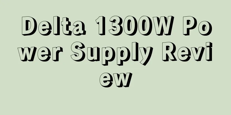 Delta 1300W Power Supply Review