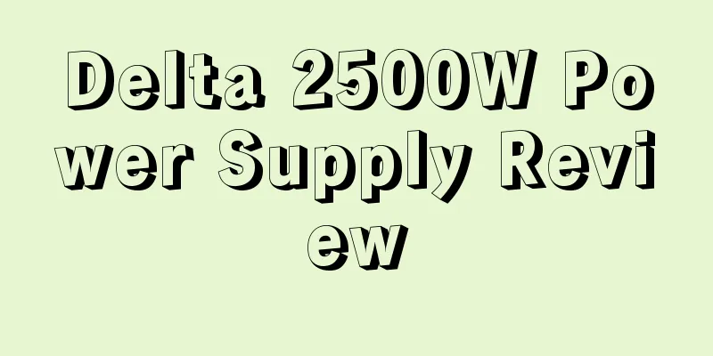 Delta 2500W Power Supply Review