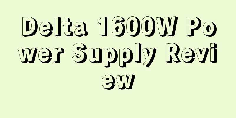 Delta 1600W Power Supply Review
